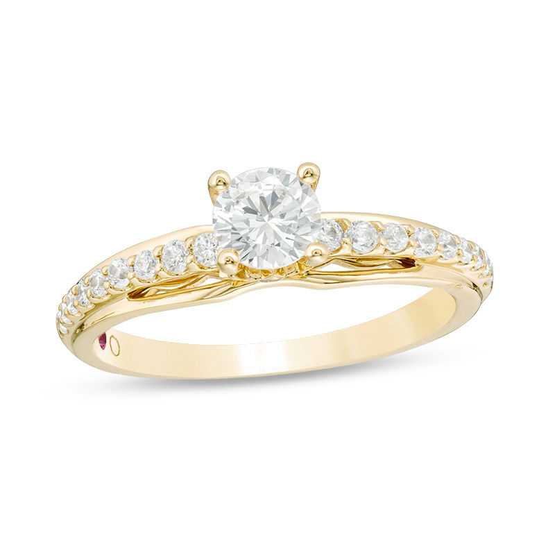 Peoples 100-Year Anniversary CT. T.W. Certified Canadian Diamond Engagement Ring in 14K Gold (I/I1)|Peoples Jewellers