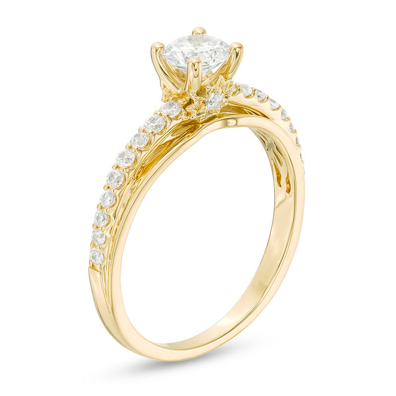 Peoples 100-Year Anniversary CT. T.W. Certified Canadian Diamond Engagement Ring in 14K Gold (I/I1)|Peoples Jewellers