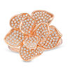 0.75 CT. T.W. Diamond Flower Ring in 10K Rose Gold