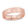 Thumbnail Image 1 of 5.0mm Mesh Flexible Ring in 14K Rose Gold - Size 7