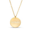 Thumbnail Image 0 of "Amore" Laser-Cut Circle Pendant in 14K Gold