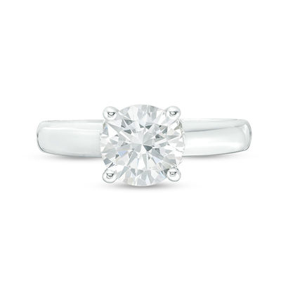 Vera Wang Love Collection 2.14 CT. T.W. Certified Diamond Engagement Ring in 14K White Gold (I/SI2)