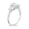 Thumbnail Image 2 of 1.95 CT. T.W. Oval Diamond Past Present Future® Engagement Ring in 14K White Gold