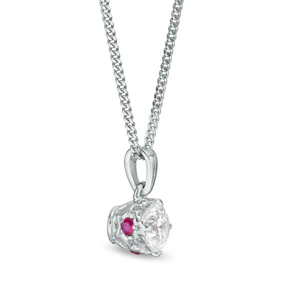 Peoples 100-Year Anniversary CT. Certified Canadian Diamond Solitaire Pendant in 14K White Gold (I/I1