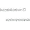 0.37 CT. T.W. Composite Diamond Twist Bracelet in Sterling Silver - 7.25"