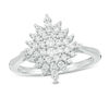 Thumbnail Image 0 of Peoples 100-Year Anniversary 0.50 CT. T.W. Diamond Snowflake Ring in 10K White Gold