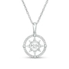 Unstoppable Love™ CT. T.W. Diamond Compass Pendant in Sterling Silver