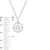 Unstoppable Love™ CT. T.W. Diamond Compass Pendant in Sterling Silver