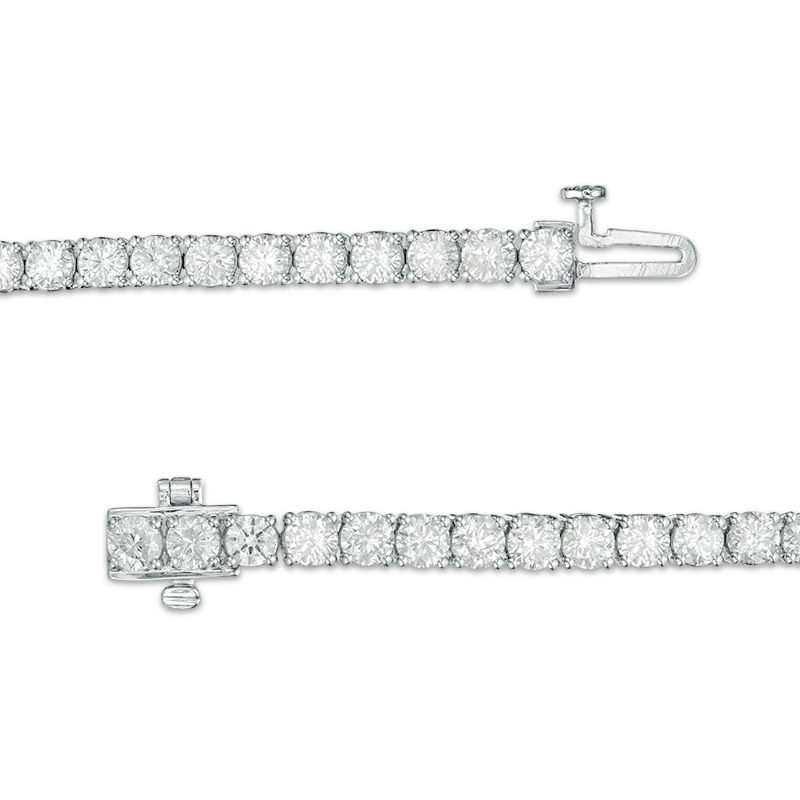 5.95 CT. T.W. Diamond Tennis Bracelet in 10K White Gold|Peoples Jewellers