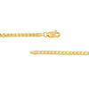 2.5mm Box Chain Necklace in Hollow 14K Gold - 20"