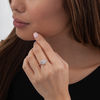 Thumbnail Image 1 of 0.29 CT. T.W. Composite Diamond Octagon Frame Collar Ring in 10K Rose Gold