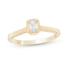 Thumbnail Image 0 of 0.45 CT. T.W. Certified Canadian Emerald-Cut Diamond Solitaire Engagement Ring in 14K Gold (I/SI2)