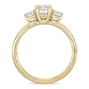 1.50 CT. T.W. Cushion-Cut Diamond Three Stone Engagement Ring in 14K Gold