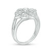 Thumbnail Image 2 of 0.45 CT. T.W. Diamond Art Deco Flower Ring in 10K White Gold