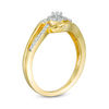 0.18 CT. T.W. Diamond Frame Bypass Promise Ring in 10K Gold