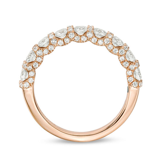 Vera Wang Love Collection 1.20 CT. T.W. Diamond Band in 14K Rose Gold