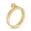 Thumbnail Image 2 of 0.50 CT. T.W. Diamond Chevron Bridal Set in 14K Gold