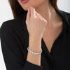 Thumbnail Image 2 of Peoples 100-Year Anniversary 0.25 CT. T.W. Diamond Bracelet in Sterling Silver - 7.25&quot;