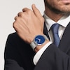 Thumbnail Image 2 of Men's Movado Museum® Classic Mesh Watch with Blue Dial (Model: 0607349)