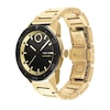 Men's Movado Bold® Gold-Tone Watch with Black Dial (Model: 3600605)