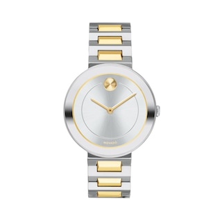 Ladies' Movado Bold® Two-Tone Watch with Silver-Tone Dial (Model: 3600548)