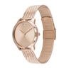 Thumbnail Image 1 of Ladies' Movado Bold® Rose-Tone IP Mesh Watch with Rose-Tone Dial (Model: 3600596)