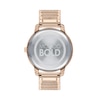 Thumbnail Image 2 of Ladies' Movado Bold® Rose-Tone IP Mesh Watch with Rose-Tone Dial (Model: 3600596)