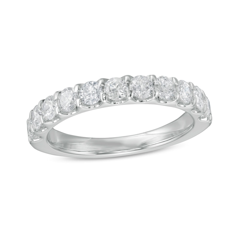 1.00 CT. T.W. Certified Diamond Band in 14K White Gold (I/SI2 ...