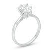 Thumbnail Image 2 of 1.45 CT. Certified Pear-Shaped Diamond Solitaire Engagement Ring in 14K White Gold (I/I1)