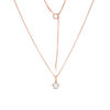Thumbnail Image 0 of Peoples 100-Year Anniversary 0.50 CT. T.W. Certified Canadian Diamond Pendant in 14K Rose Gold (I/I2)