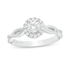Thumbnail Image 0 of Vera Wang Love Collection 0.58 CT. T.W. Diamond Frame Twist Engagement Ring in 14K White Gold