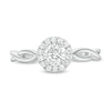 Thumbnail Image 2 of Vera Wang Love Collection 0.58 CT. T.W. Diamond Frame Twist Engagement Ring in 14K White Gold