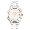 Thumbnail Image 0 of Ladies' Coach Preston Crystal Accent White Ceramic Watch (Model: 14503263)