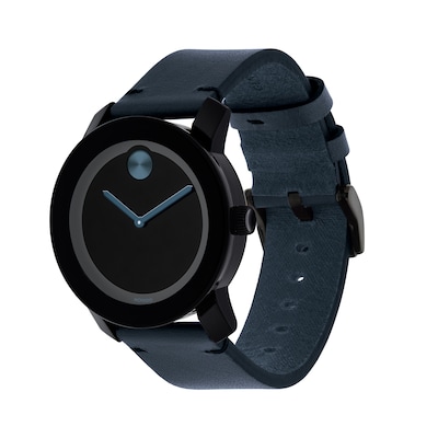 Men's Movado Bold® Strap Watch with Black Dial (Model: 3600601)