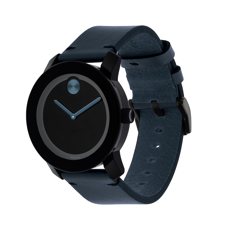 Men's Movado Bold® Strap Watch with Black Dial (Model: 3600601)|Peoples Jewellers