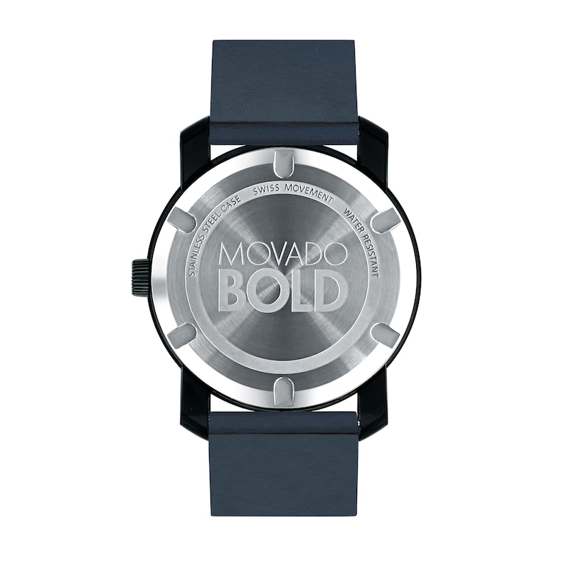 Men's Movado Bold® Strap Watch with Black Dial (Model: 3600601)