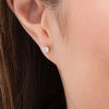 Thumbnail Image 2 of Peoples 100-Year Anniversary 0.33 CT. T.W. Certified Canadian Diamond Earrings in 14K Rose Gold (I/I2)