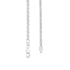 Thumbnail Image 2 of 3.5mm Diamond-Cut Wheat Chain Necklace in Solid Sterling Silver  - 22"