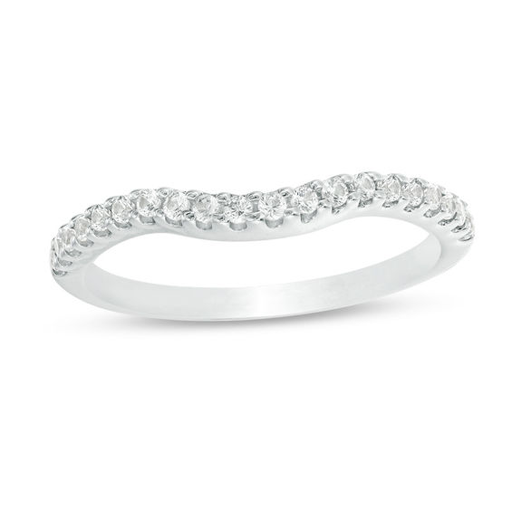 0.24 CT. T.W. Diamond Contour Wedding Band in Platinum