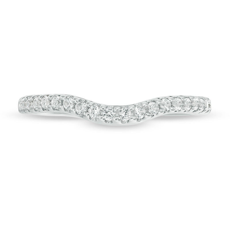 0.24 CT. T.W. Diamond Contour Wedding Band in Platinum|Peoples Jewellers
