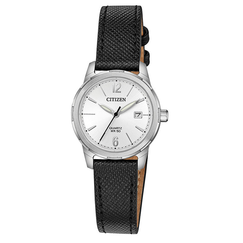 Ladies' Citizen Quartz Strap Watch with Silver-Tone Dial  (Model: EU6070-01A)
