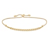 3.6mm Curb Chain Bolo Bracelet in 14K Gold - 9.25"