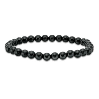 EFFY™ Collection Men's 6.0mm Onyx Bead Stretch Bracelet