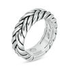 Thumbnail Image 2 of EFFY™ Collection Men's Braided Ring in Sterling Silver