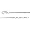 0.067 CT. T.W. Diamond Heart Outline Anklet in Sterling Silver - 10"