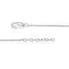 0.04 CT. T.W. Diamond Leaf Anklet in Sterling Silver - 10"