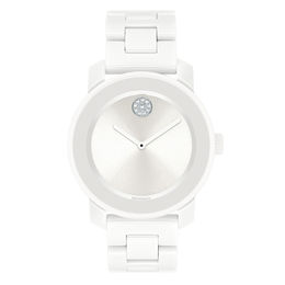 all white movado watch