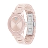 Ladies' Movado Bold®Crystal Accent Rose-Tone Ceramic Watch (Model: 3600536)