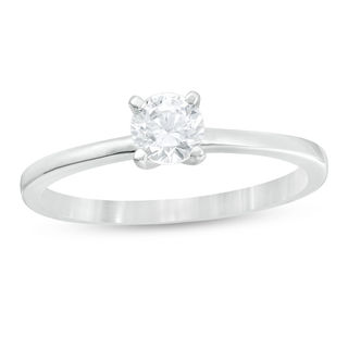 CT. Diamond Solitaire Engagement Ring in 14K Gold (I/I2