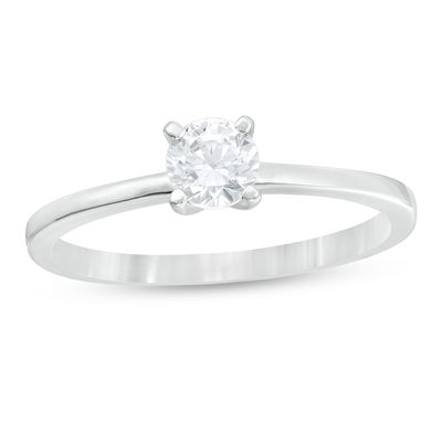 CT. Diamond Solitaire Engagement Ring in 14K Gold (I/I2